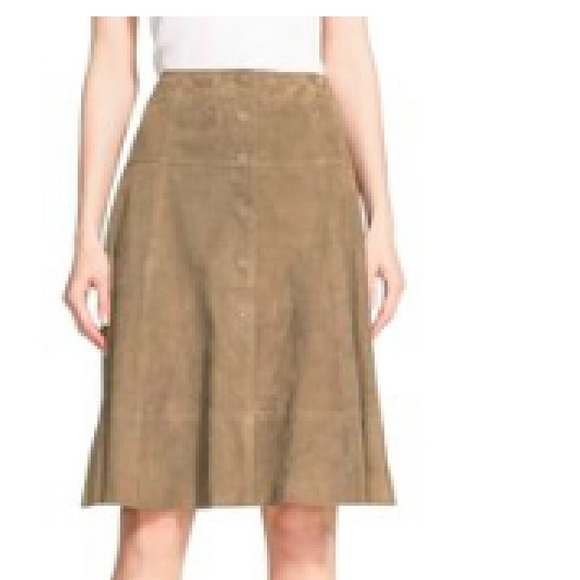 Joie Suede A-line Skirt - Picture 2 of 5